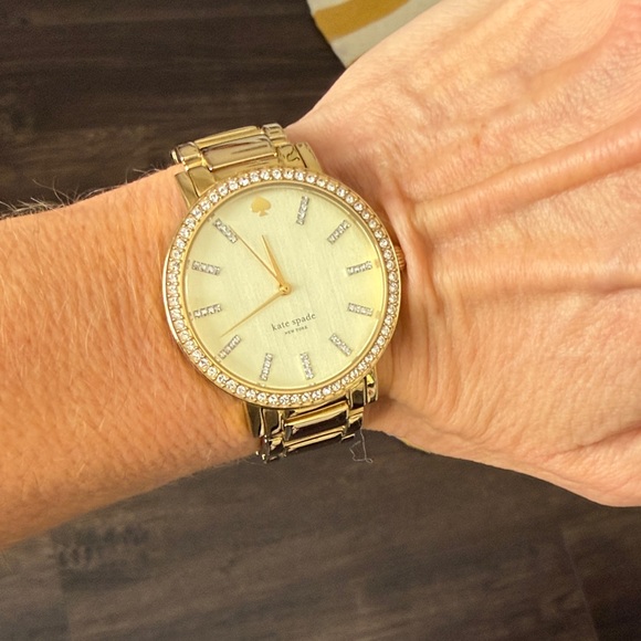Kate Spade Gold Women's Watch with Crystal Accents - Picture 4 of 4